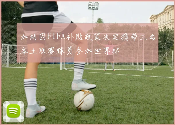 加纳因FIFA补贴政策决定携带三名本土联赛球员参加世界杯
